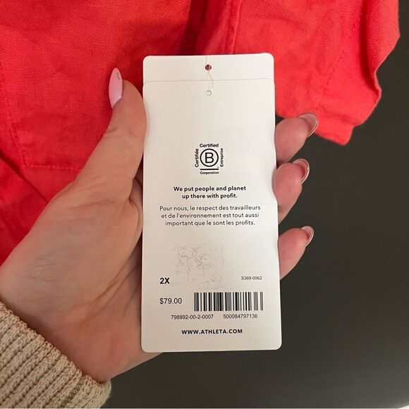 Athleta Playa Linen Tie Top - Picture 15 of 16